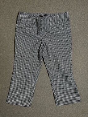 The Limited Black & White Cropped Patterned Pants Ladies 14 #29